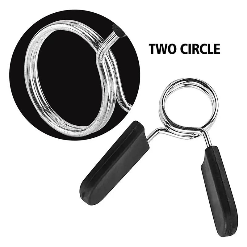 Landmine Barbell Attachment - 25/28mm Barbell Clamp Spring Collar Clips