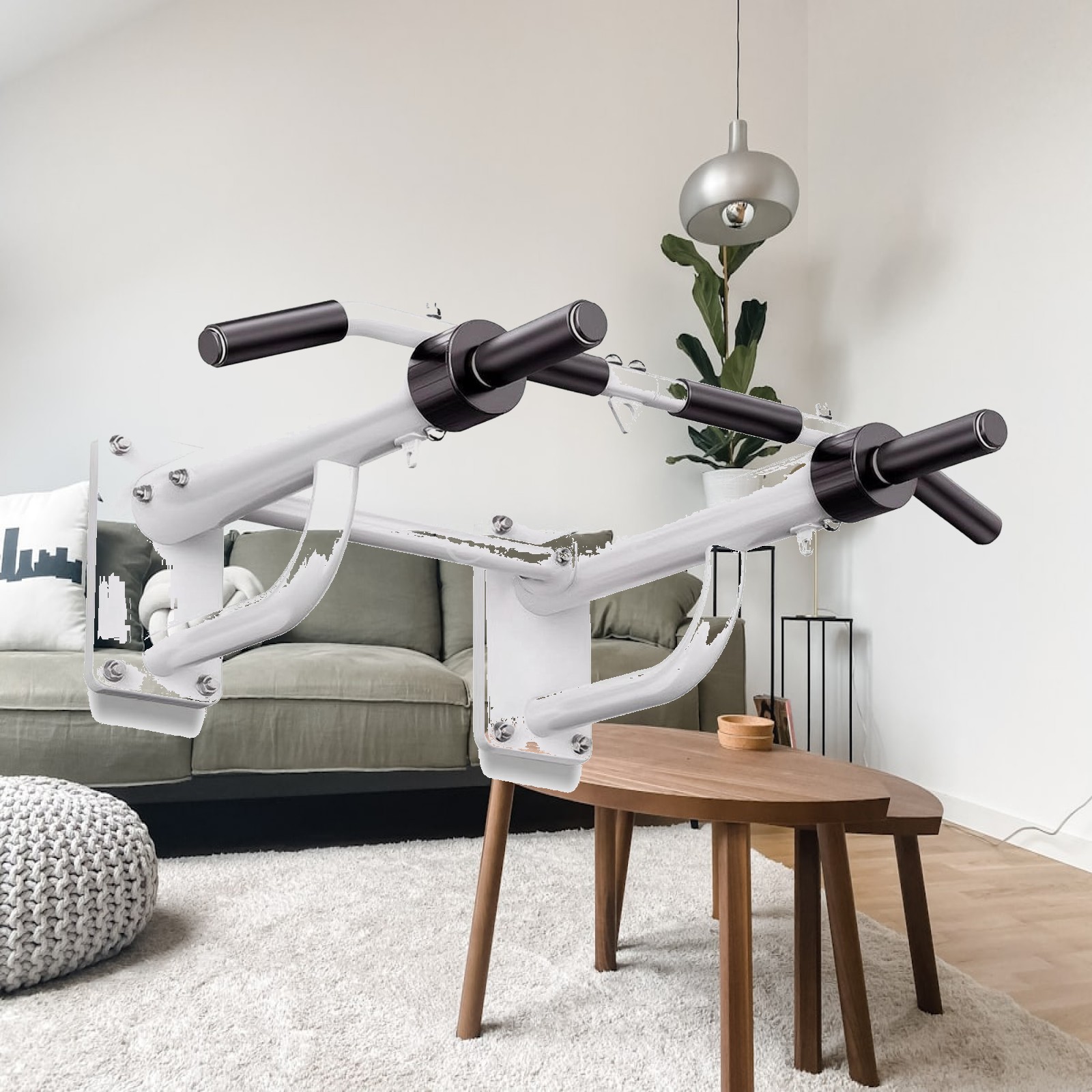Wall-Mounted Pull-up Bar Long- - Pull Up Bar Grip ulasan dan harga