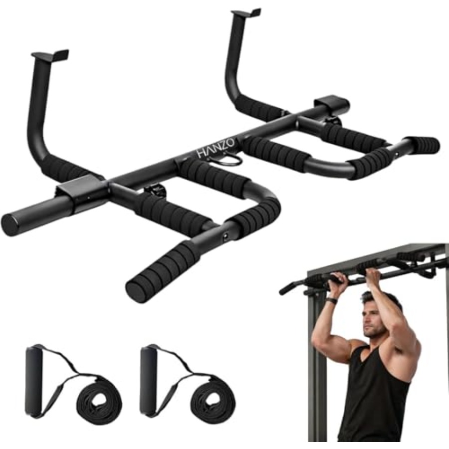 Doorway Pull Up Bar Set with S - Pull Up Bar Grip ulasan dan harga