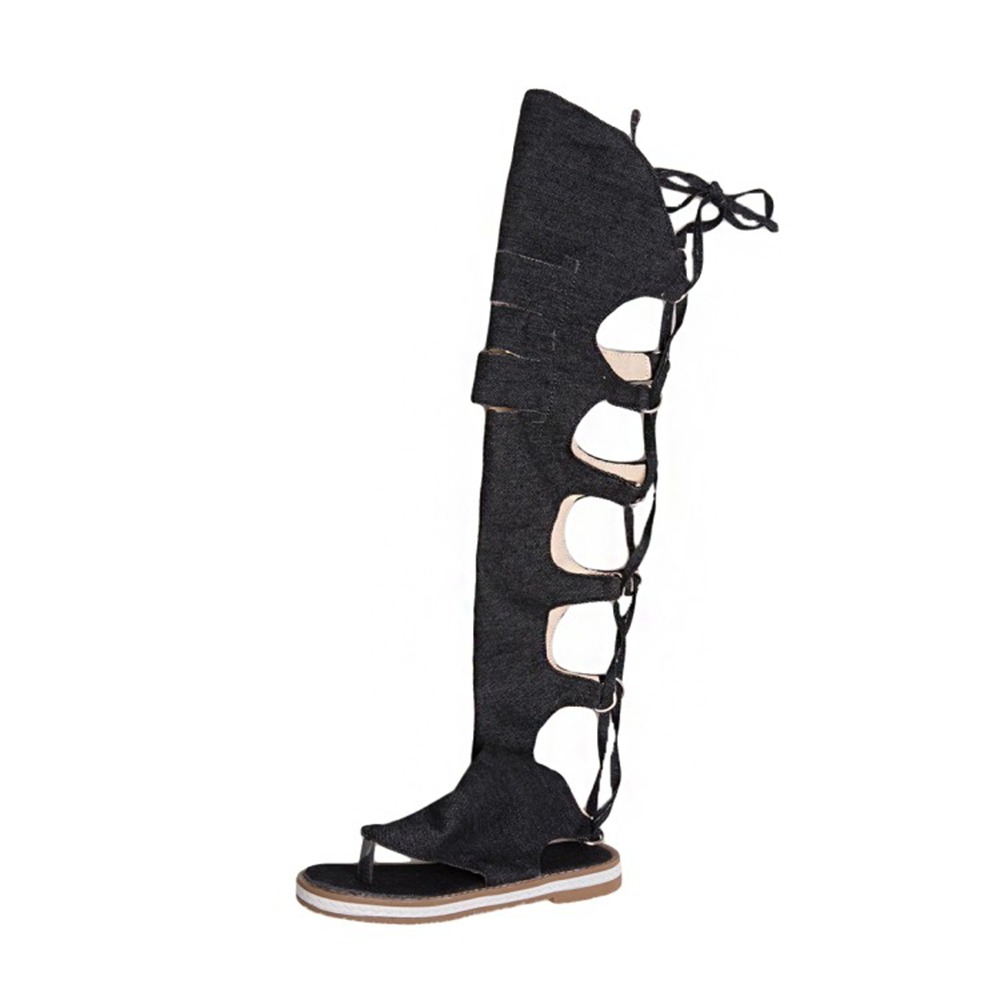 Women Knee High Gladiator Sand - Crossfit Outfit ulasan dan harga