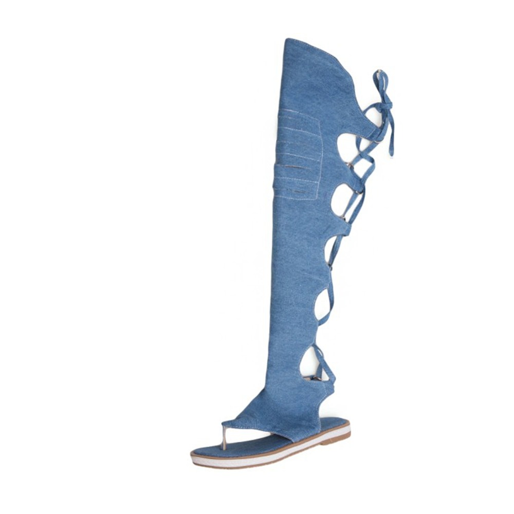 Women Knee High Gladiator Sand - Crossfit Outfit ulasan dan harga