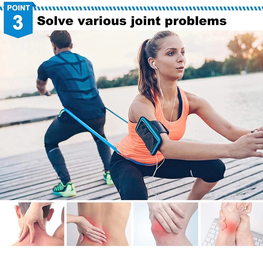 4Pcs/Set Elastic Fitness Bands - Crossfit Training Gear ulasan dan harga